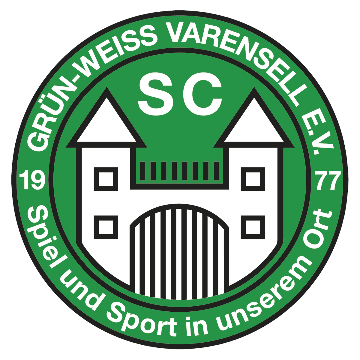 Logo SC Grün-Weiß Varensell 1977