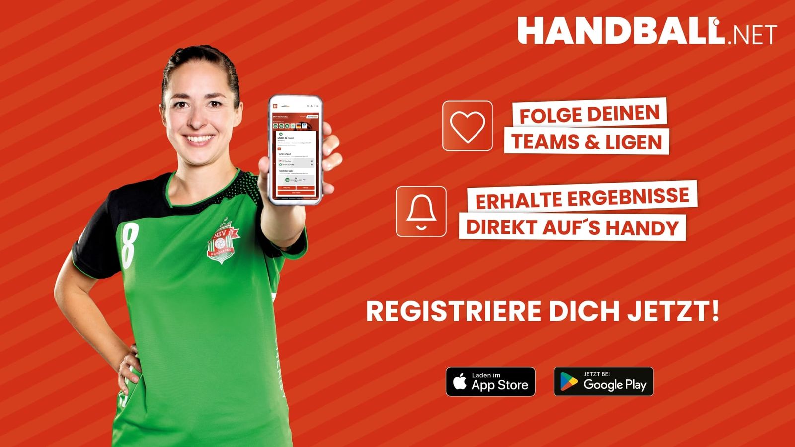 Folge deinen Teams auf handball.net!