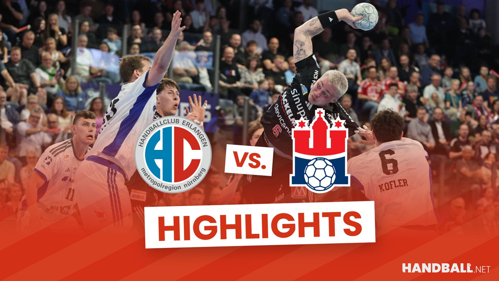 Highlights: HSV setzt sich deutlich beim HC Erlangen durch