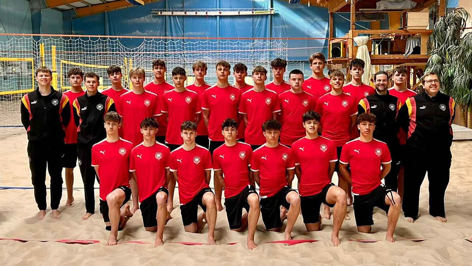 Männliche U17 startet positiv ins neue Beachhandball-Jahr
