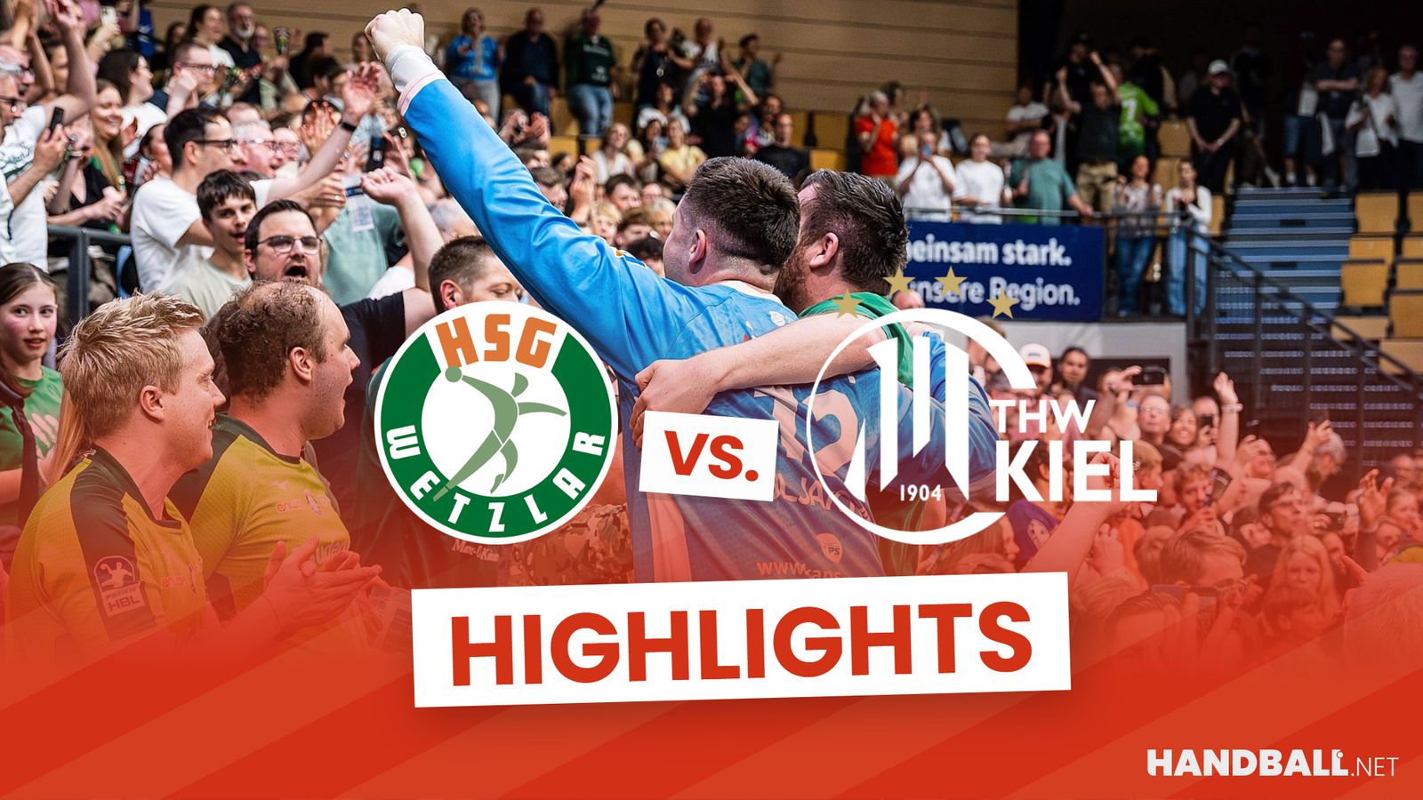 Highlights: Wetzlar schockt den THW Kiel