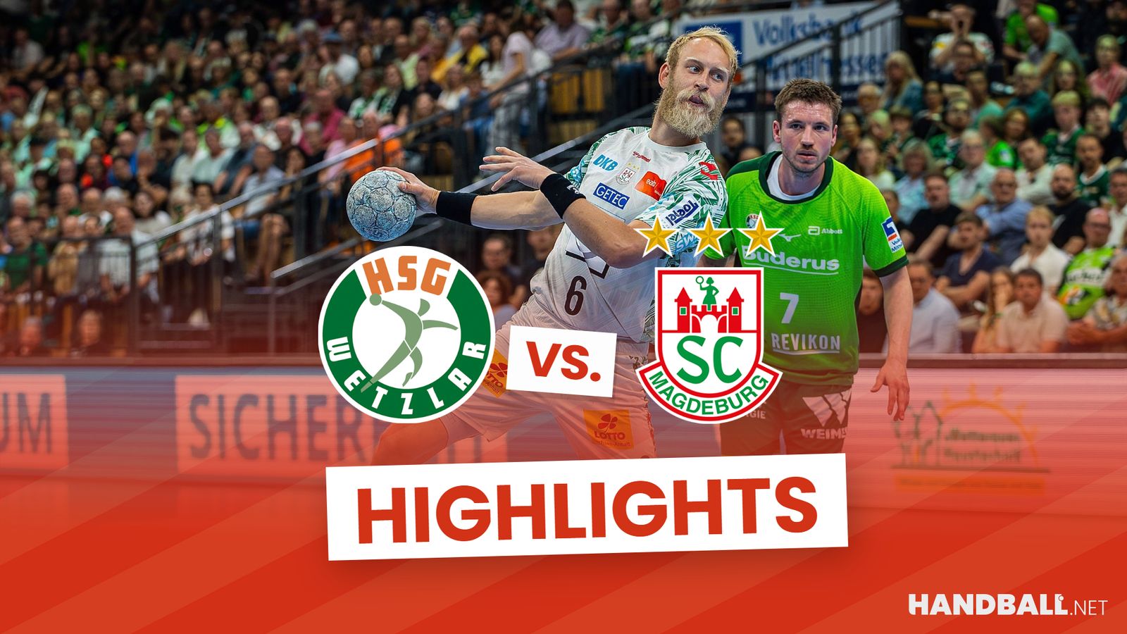 Highlights: Magdeburg zittert sich zum Sieg in Wetzlar