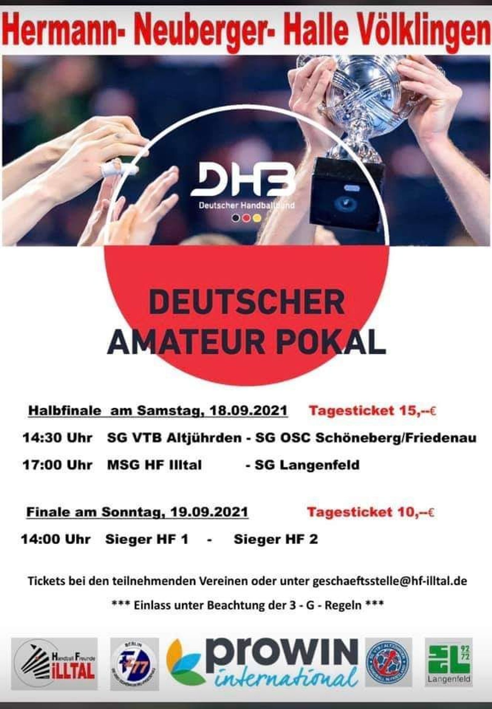 FINAL 4 DES DEUTSCHEN AMATEURPOKAL (DAP) IN VÖLKLINGEN