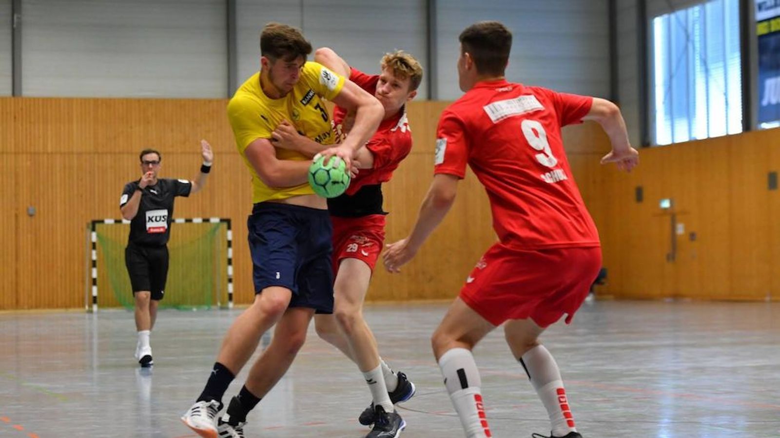 DAS DERBY WAR WERBUNG FÜR DEN JUGENDHANDBALL