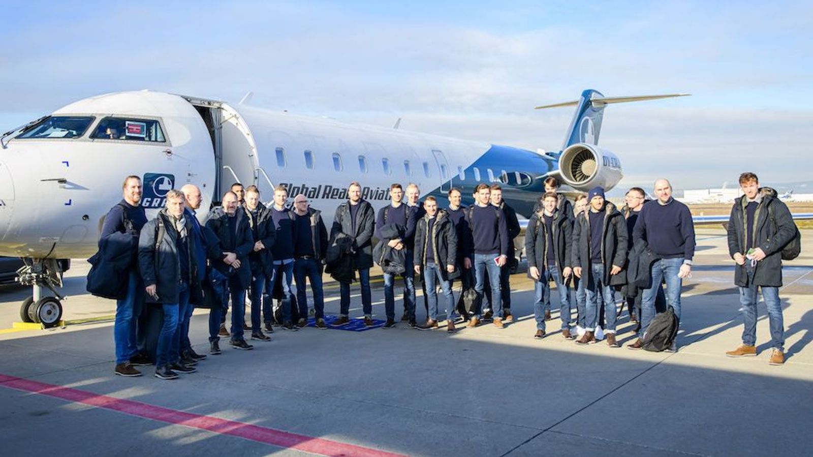 DHB-Männer in Bratislava angekommen