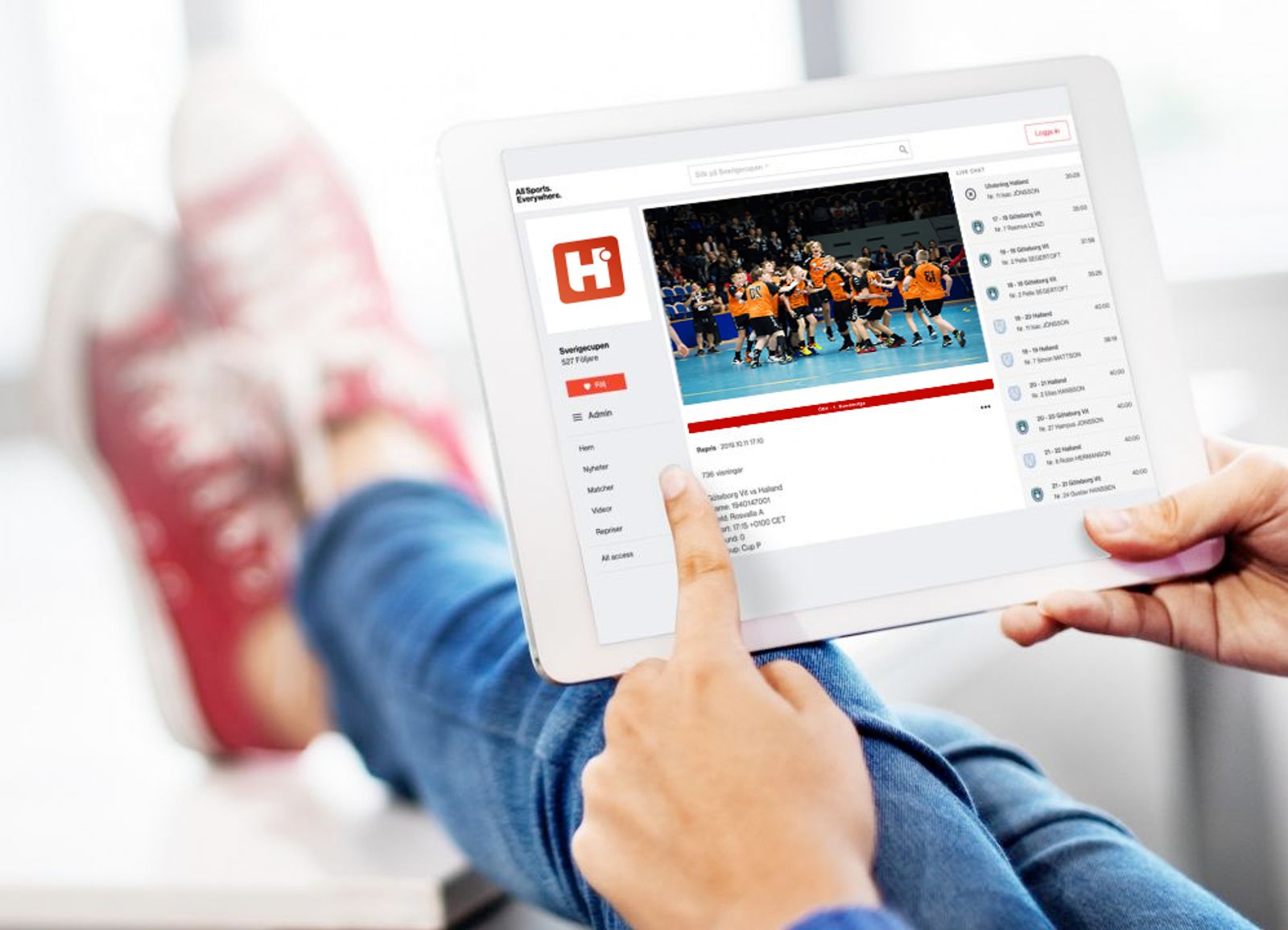 Handball live erleben! Jetzt Livestream starten