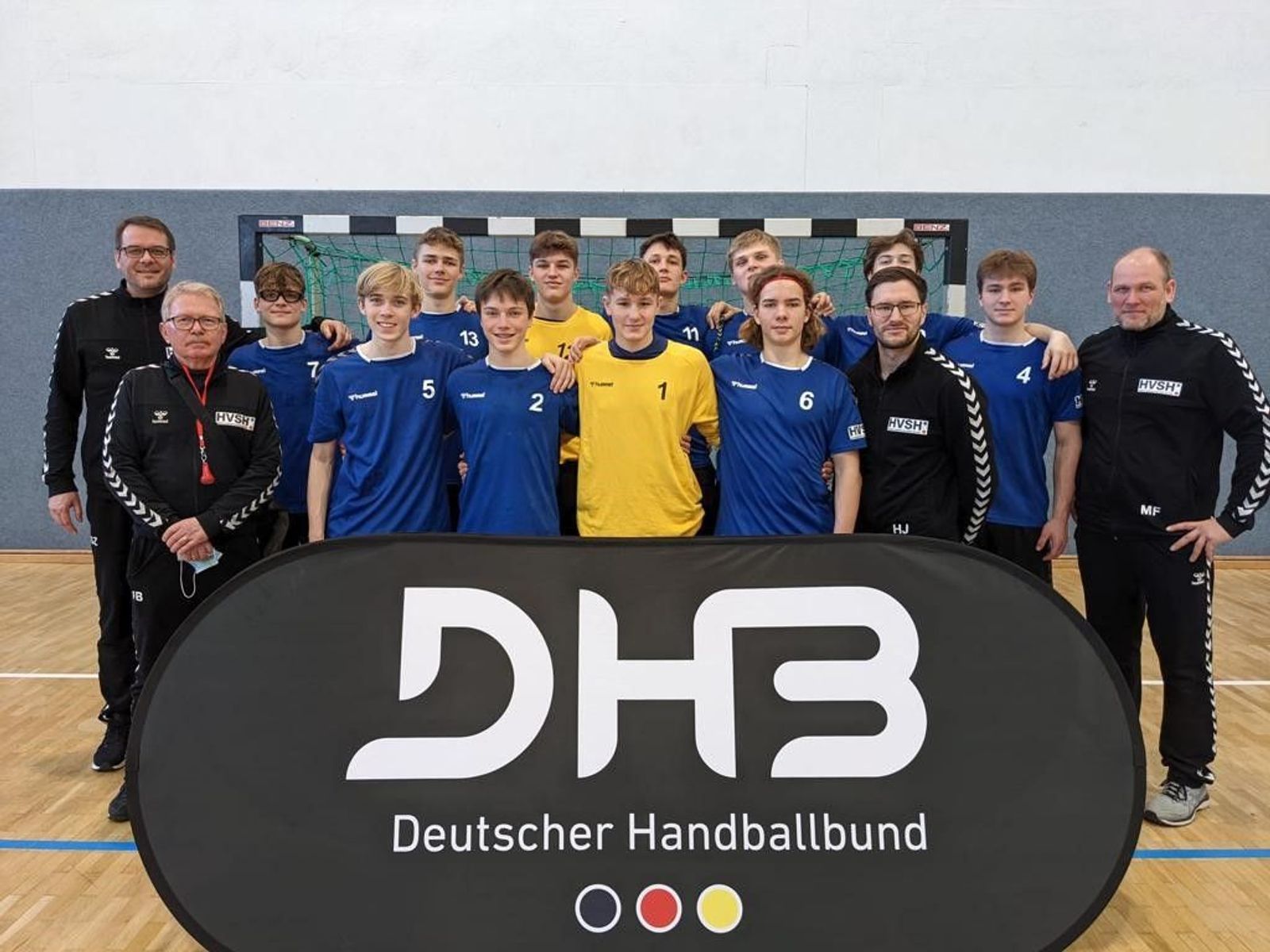 Landesauswahl m06 bei DHB-Leistungssportsichtung in Kienbaum