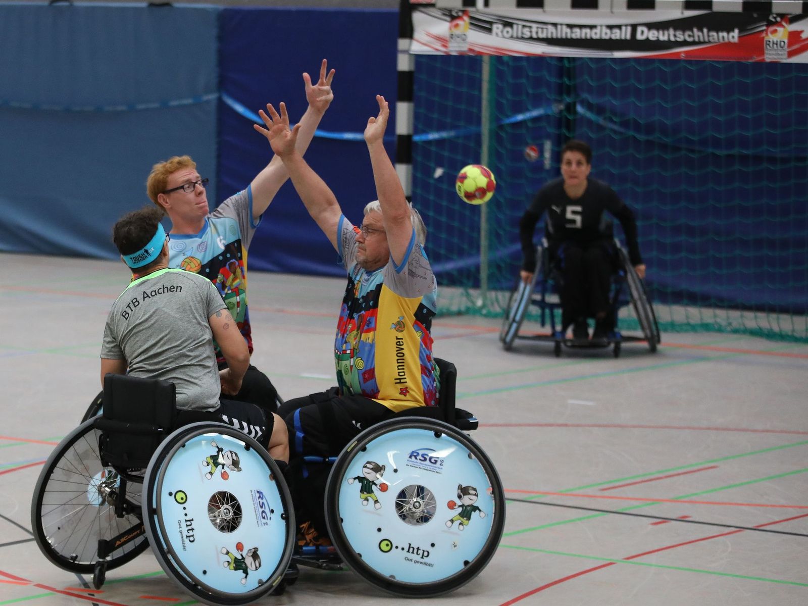 2. Rollstuhlhandball-Turnier Hannover am 13.8.2022