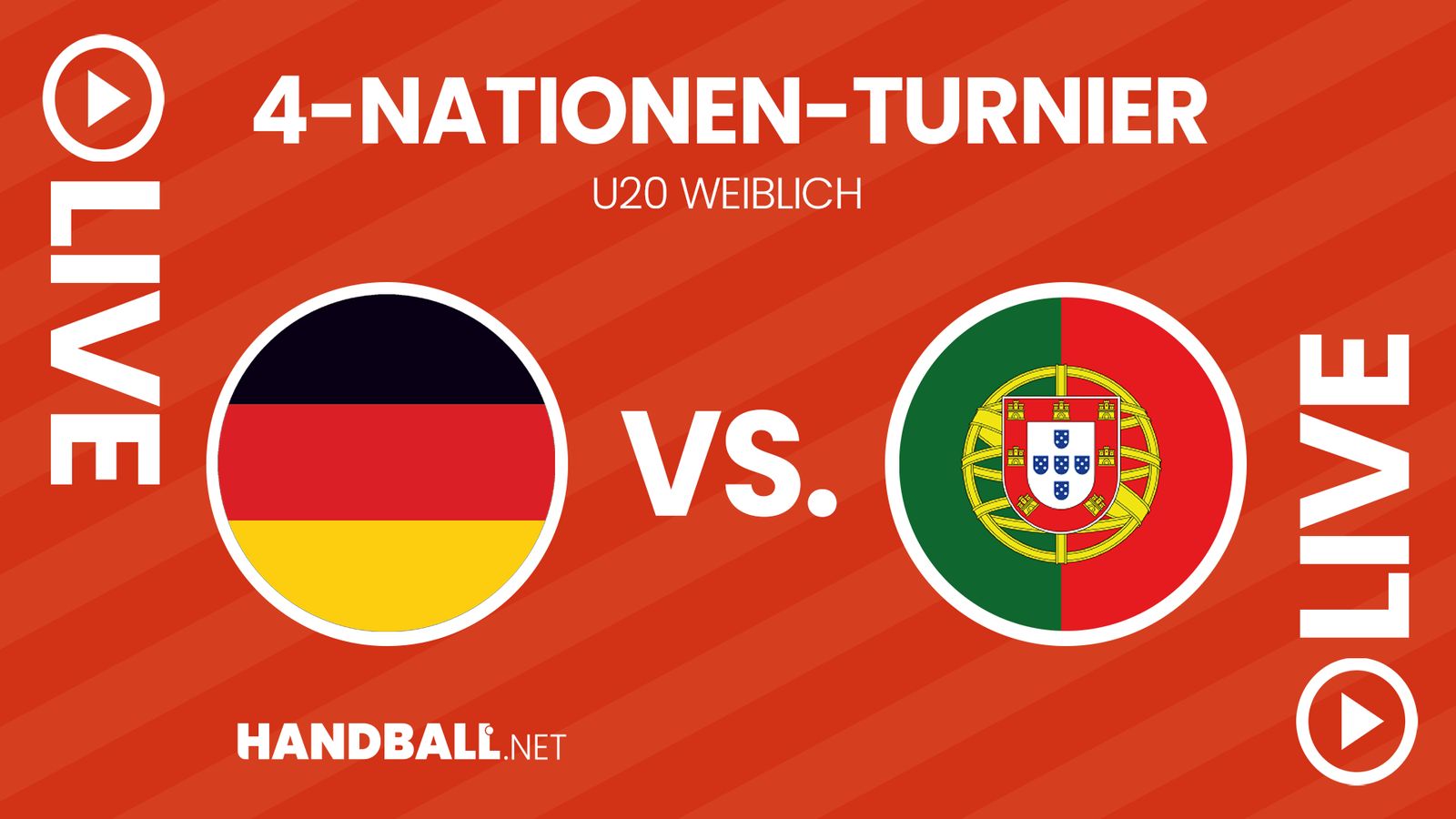 Vier-Länder-Turnier U20 weiblich - Deutschland vs. Portugal