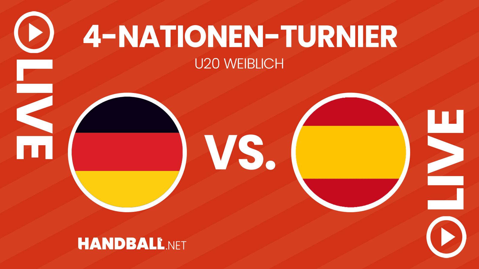 Vier-Länder-Turnier U20 weiblich - Deutschland vs. Spanien