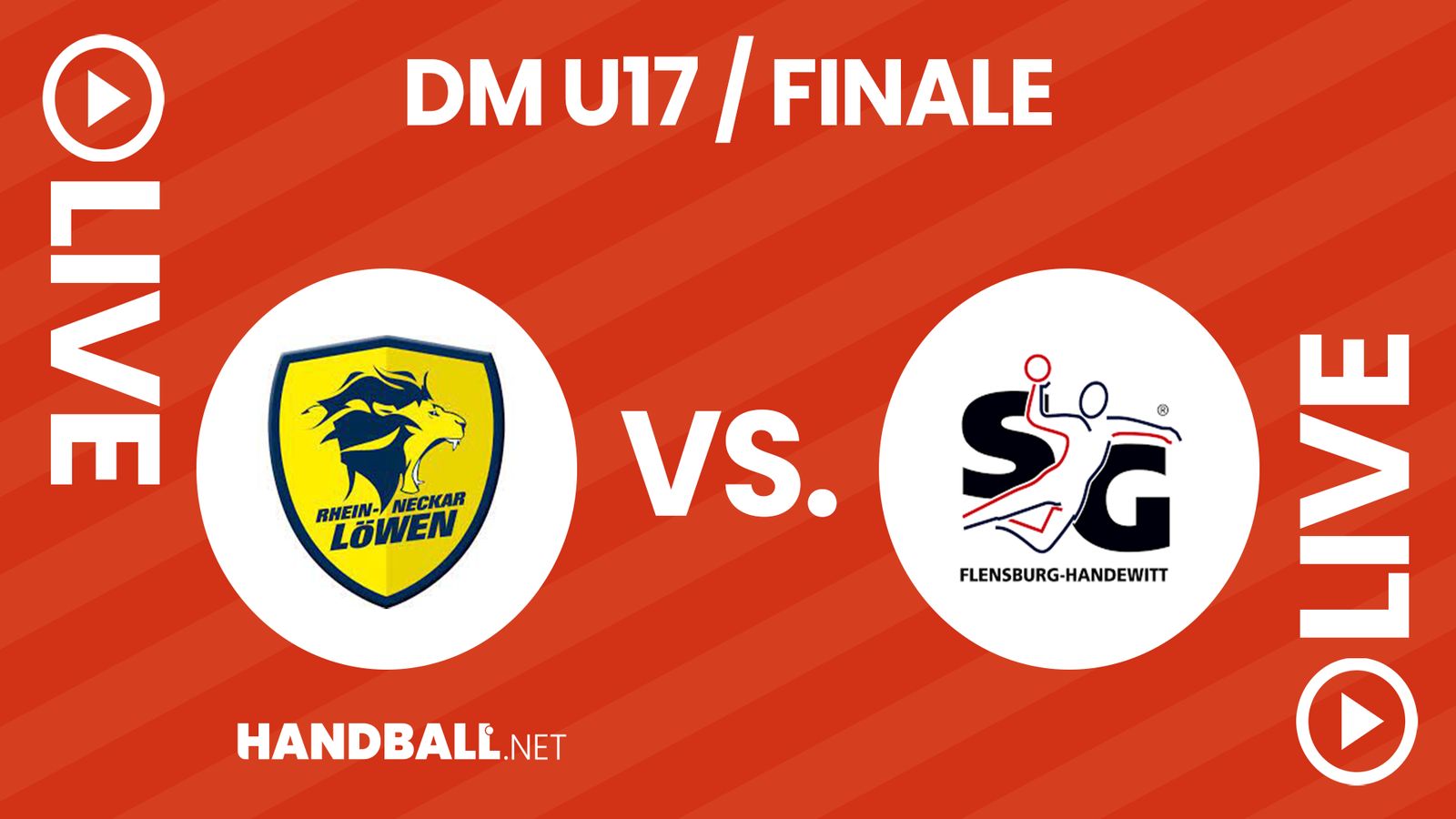 U17-DM, Final-Rückspiel: Rhein-Neckar Löwen vs. SG Flensburg-Handewitt
