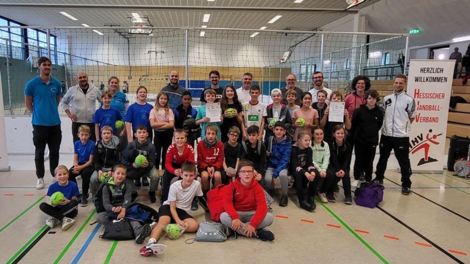 Erfolgreicher Start des Pilotprojektes „FAIR PLAY STREET HANDBALL” in Michelstadt
