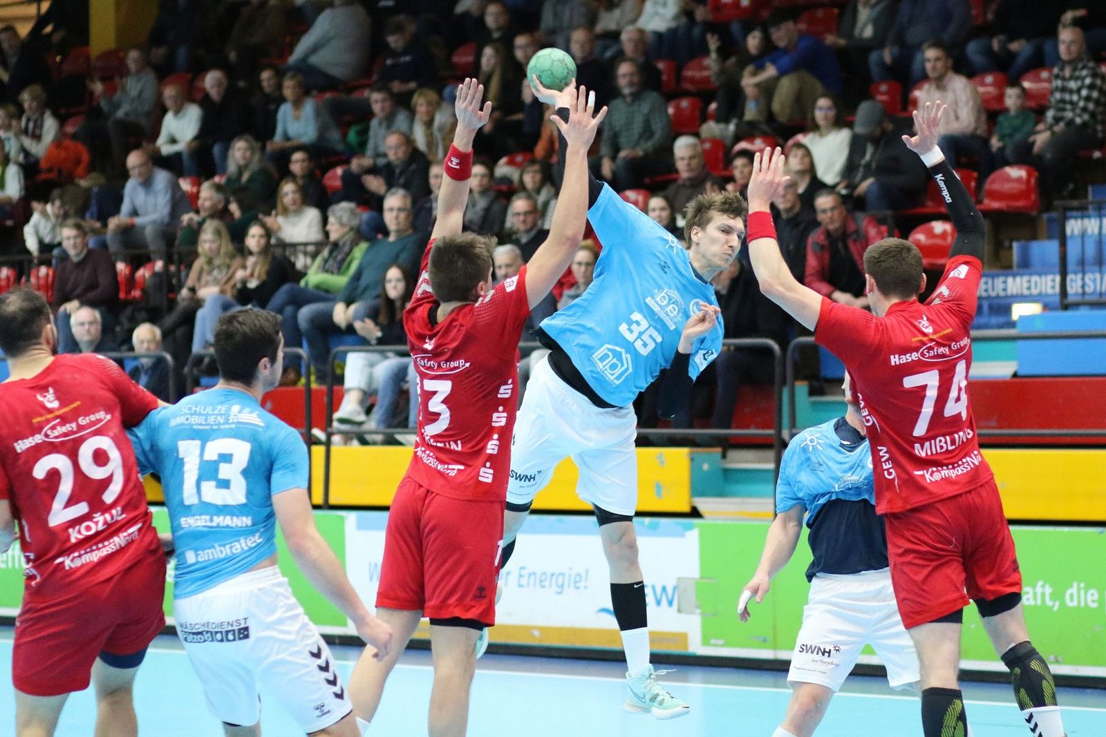 Die HSG Ostsee verliert sehr deutlich gegen den Wilhelmshavener HV mit 29:47 (12:26)