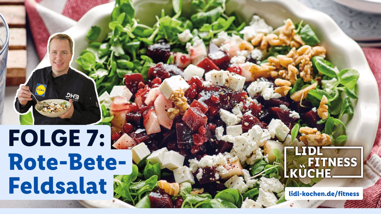 Lidl Fitnessküche Folge 7: Rote-Bete-Feldsalat