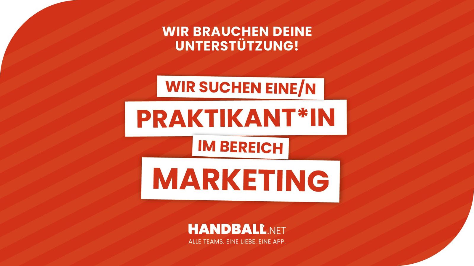 Wir suchen Dich: Praktikant*in (m/w/d) im Bereich Marketing