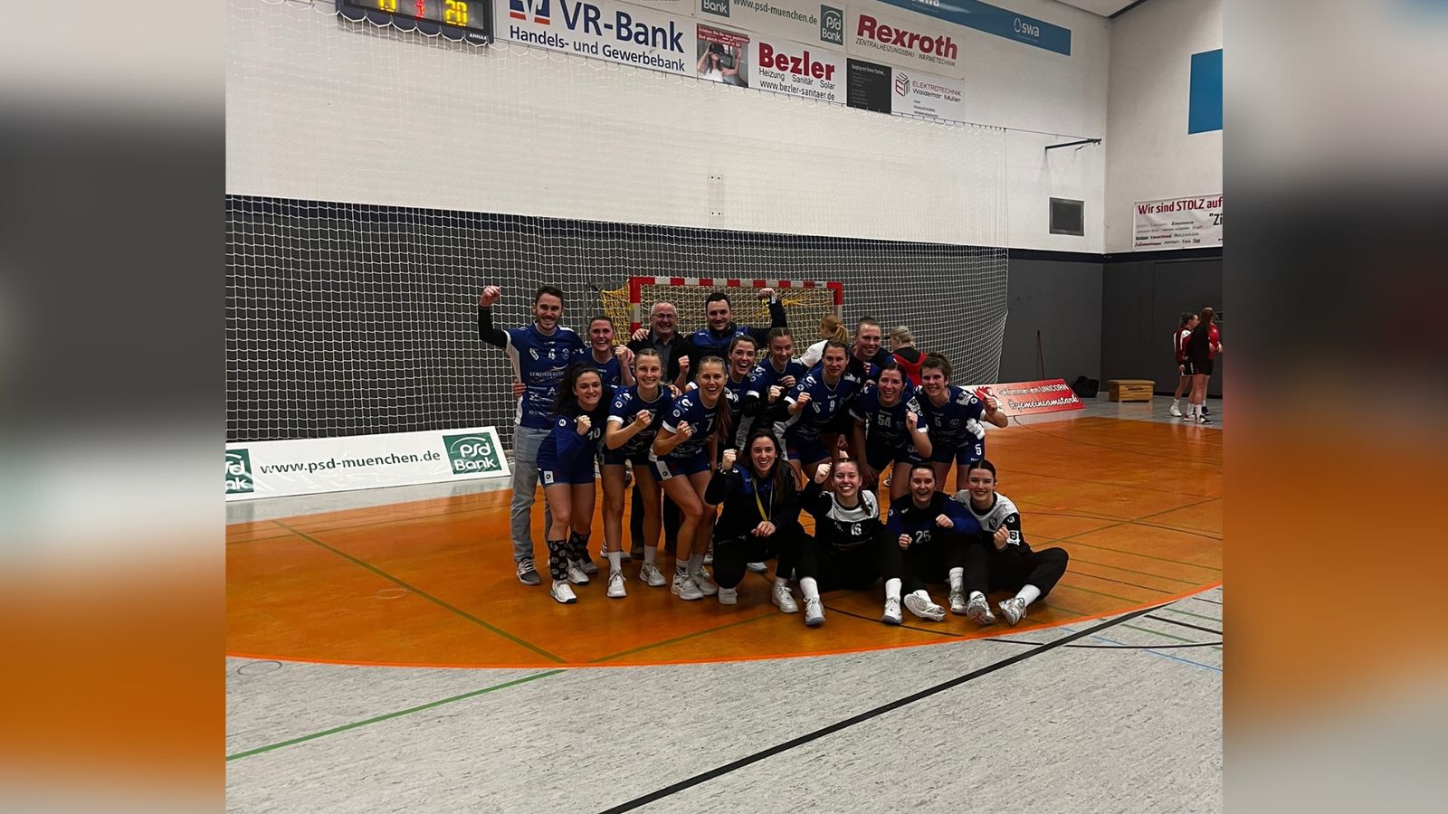 Die Steißlingerinnen entscheiden die Abwehrschlacht beim TSV Haunstetten für sich und gewinnen 19:20