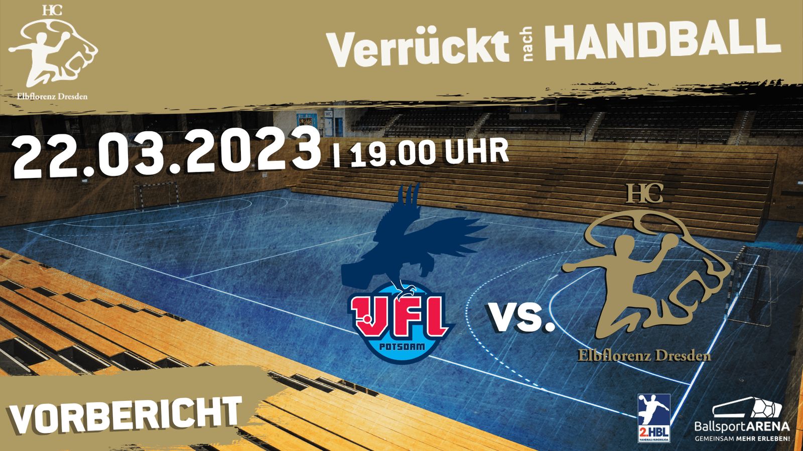 HC Elbflorenz beim VfL Potsdam gefordert