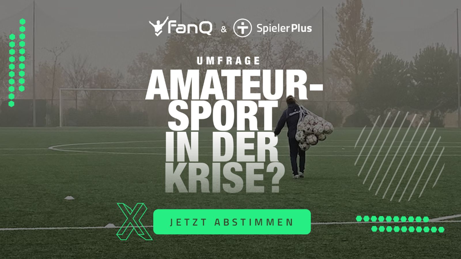 Deine Stimme zählt: Amateursport in der Krise?