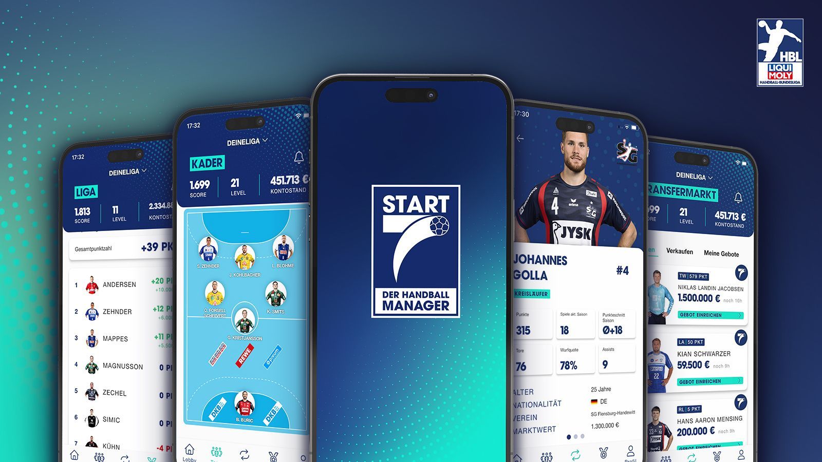 START7 – Dein Handball Fantasy Manager