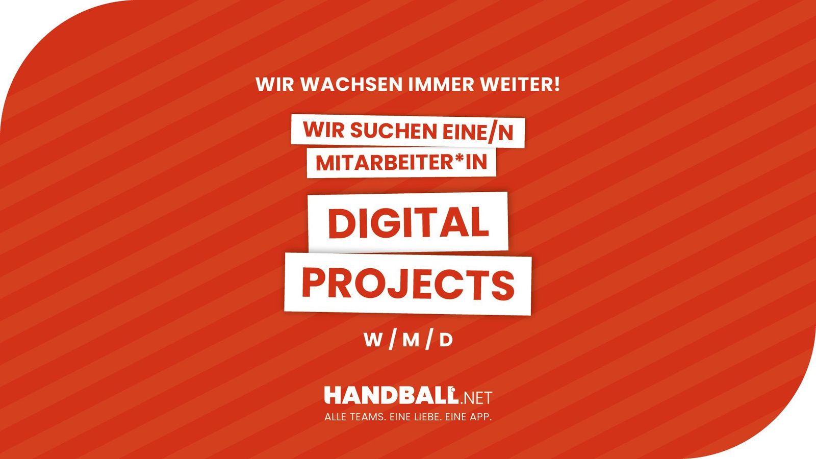 Werde Teil von handball.net: Wir suchen eine/n Mitarbeiter*in Digital Projects (m/w/d)