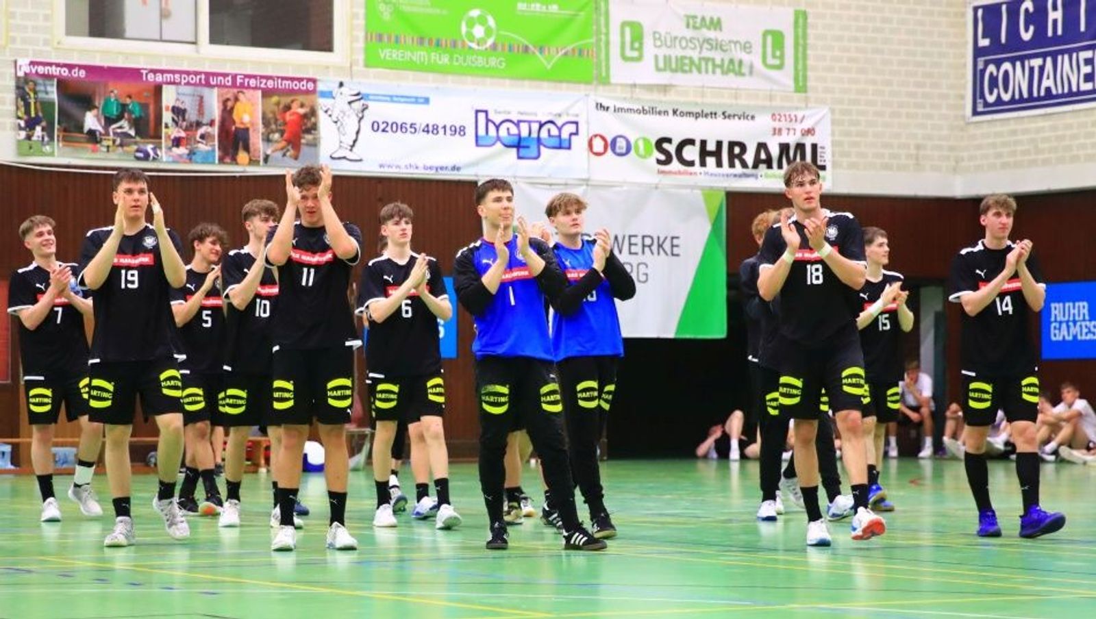 Kader für das EYOF steht