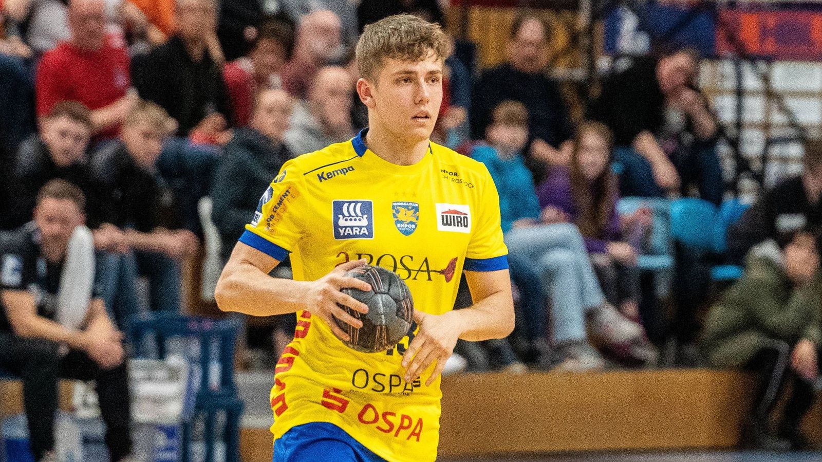 Für den Kader der Nationalmannschaft nominiert: Empor-Linksaußen Kay Funke reist zur U19-Weltmeisterschaft nach Kroatien.