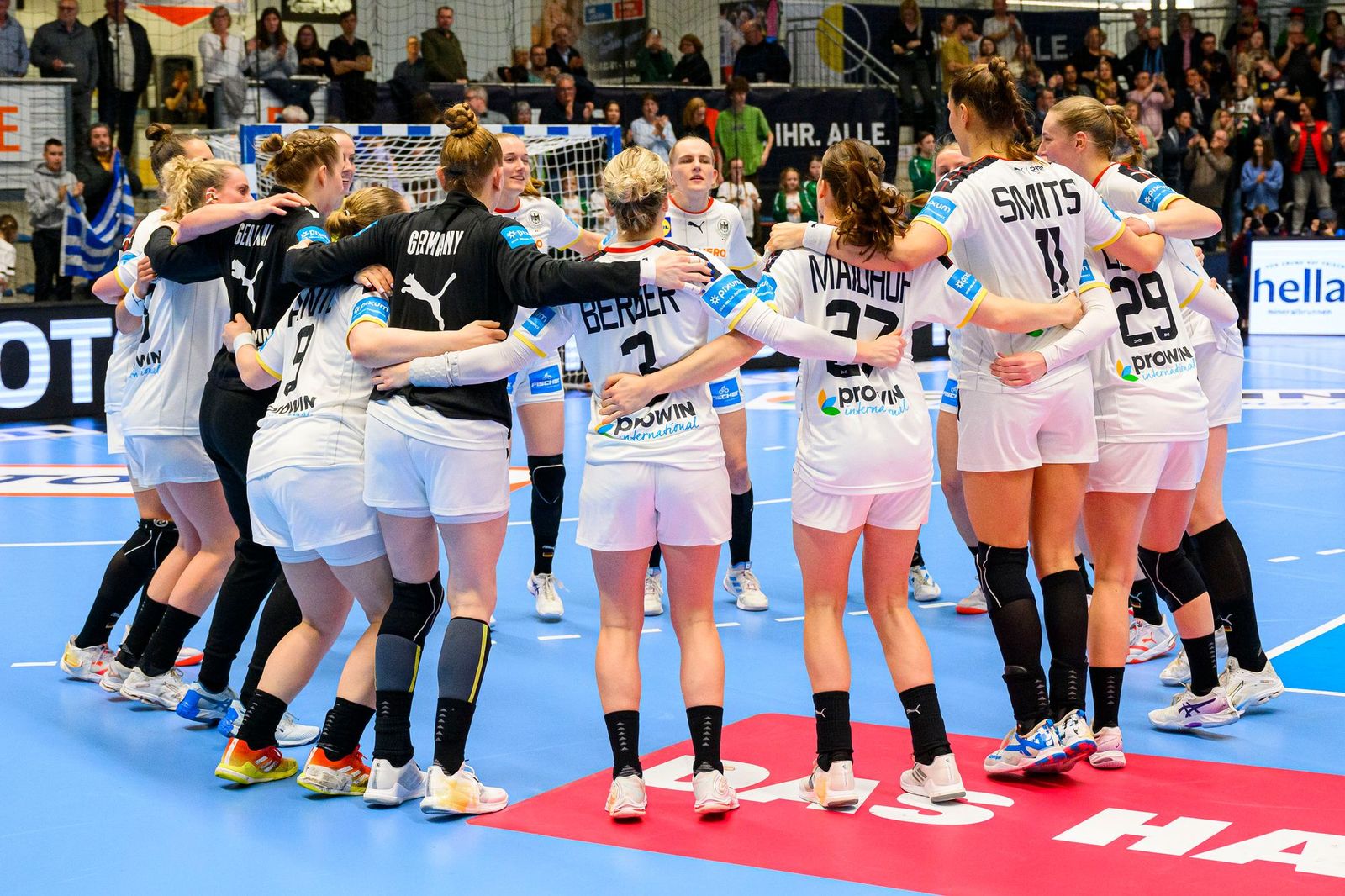 Deutscher Fanblock in Herning