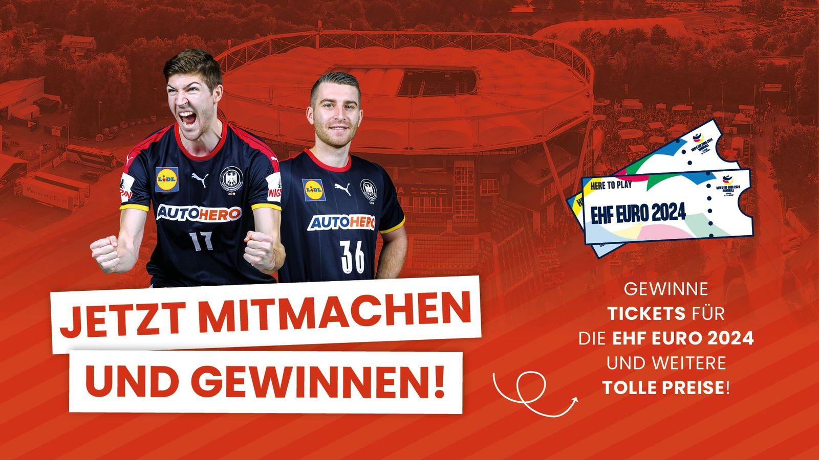 Jetzt beim Gewinnspiel "Verein(t) auf Handball.net" mitmachen und gewinnen!