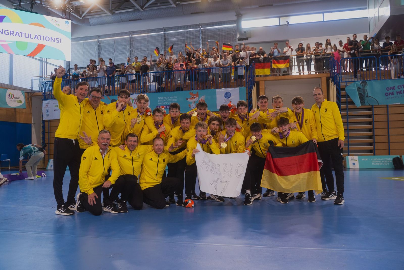 Ein Gold-Erlebnis in und außerhalb der Halle