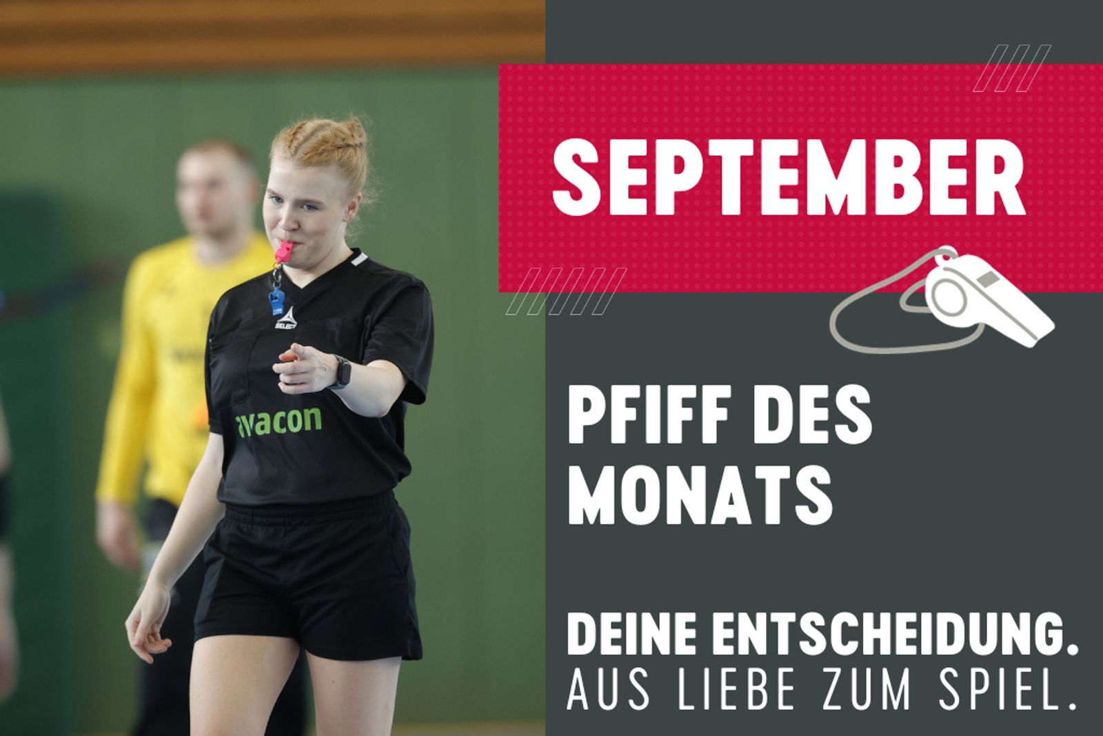 Pfiff des Monats: Foul am Außenangreifer