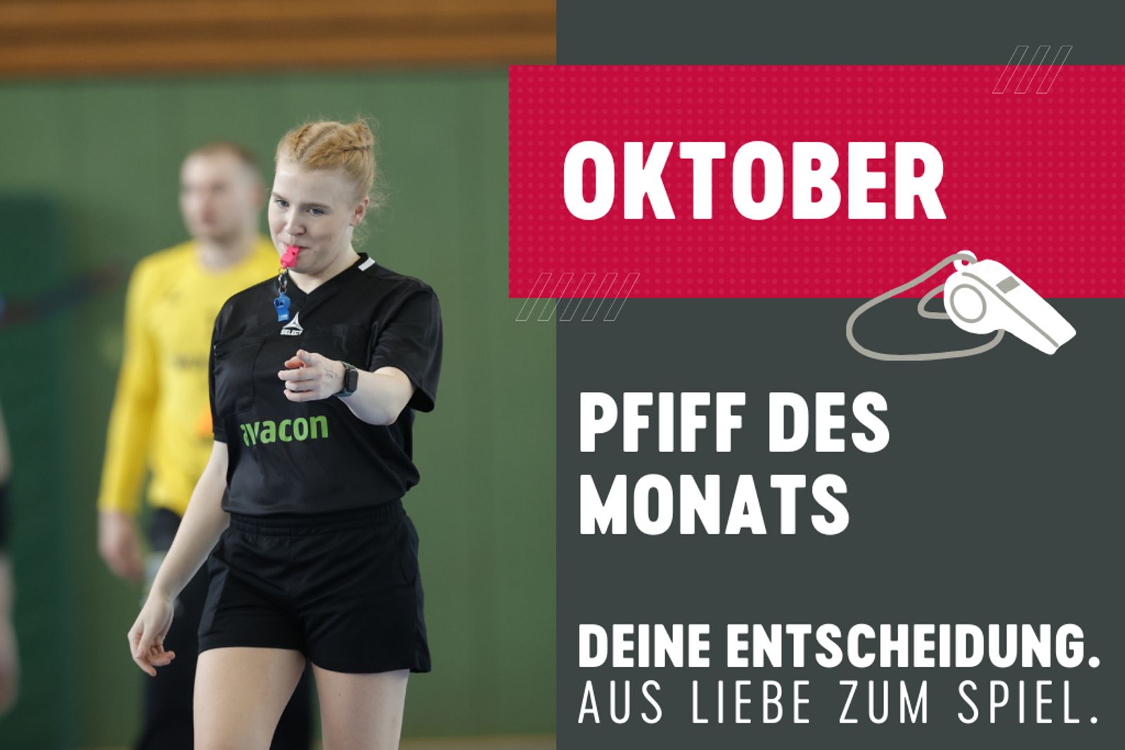 Pfiff des Monats: Verhinderung eines formellen Wurfes