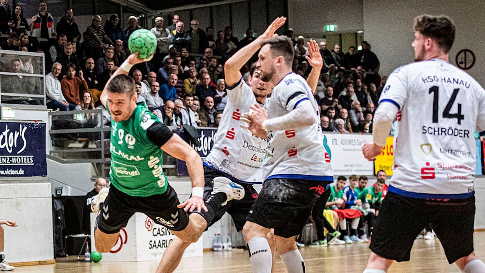 TV Gelnhausen zeigt Reaktion, Hanau unterliegt im Saarlouiser Hexenkessel