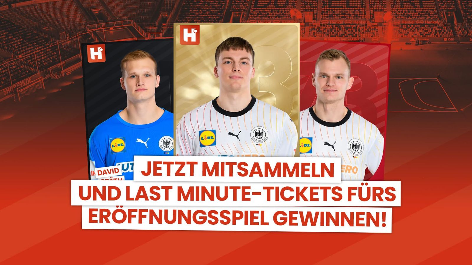 Jetzt handball.net Allstars sammeln und last minute zum EM-Eröffnungsspiel fahren!