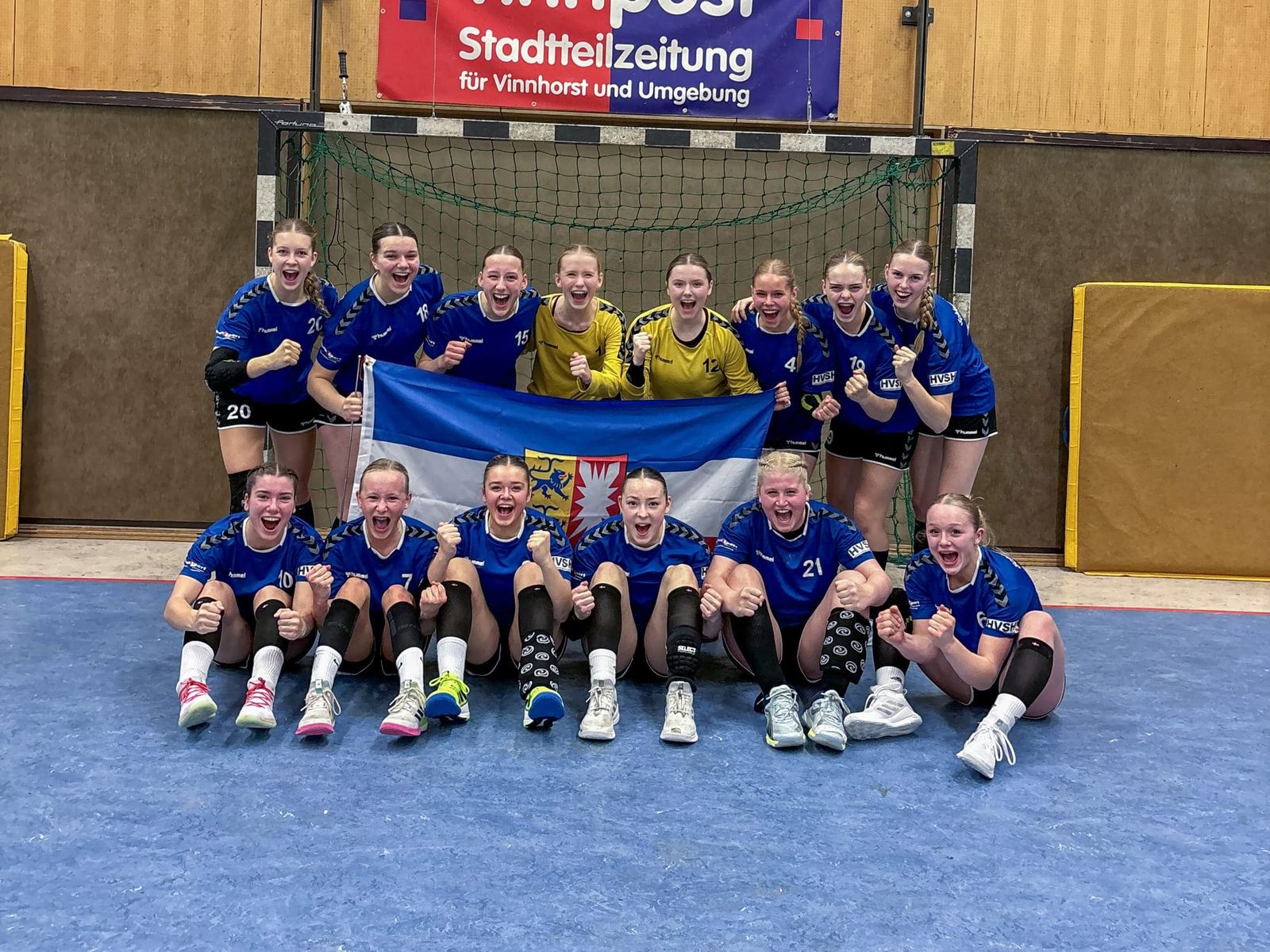 Die w08-Auswahl des HVSH beim Deutschland-Cup in Hannover