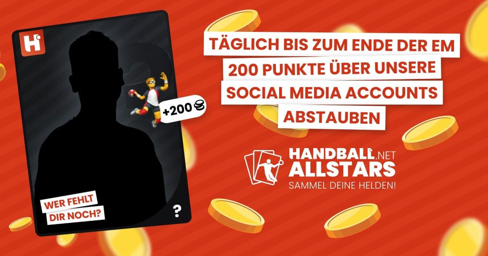 handball.net Allstars - Sichere dir die heutigen 200 Punkte!