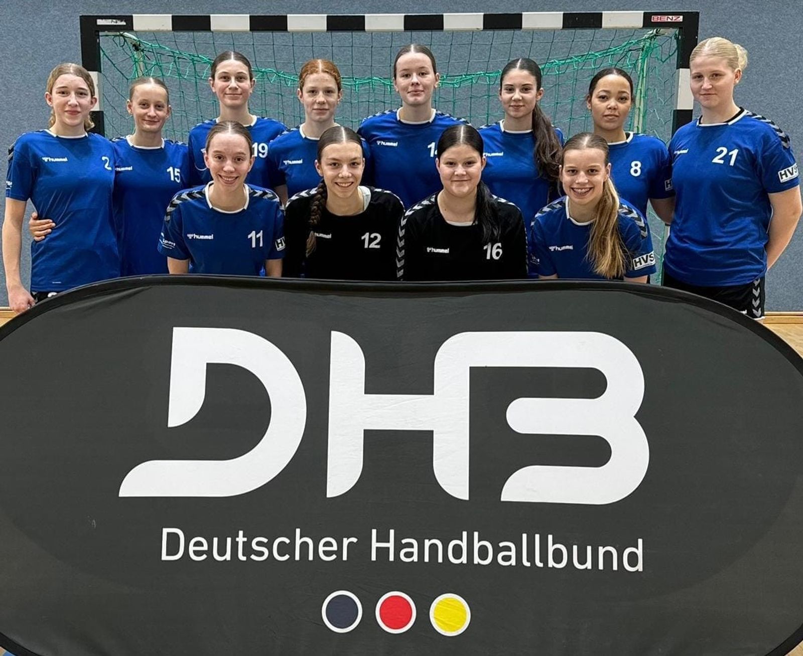 HVSH-Auswahl w09 bei DHB-Sichtung in Kienbaum