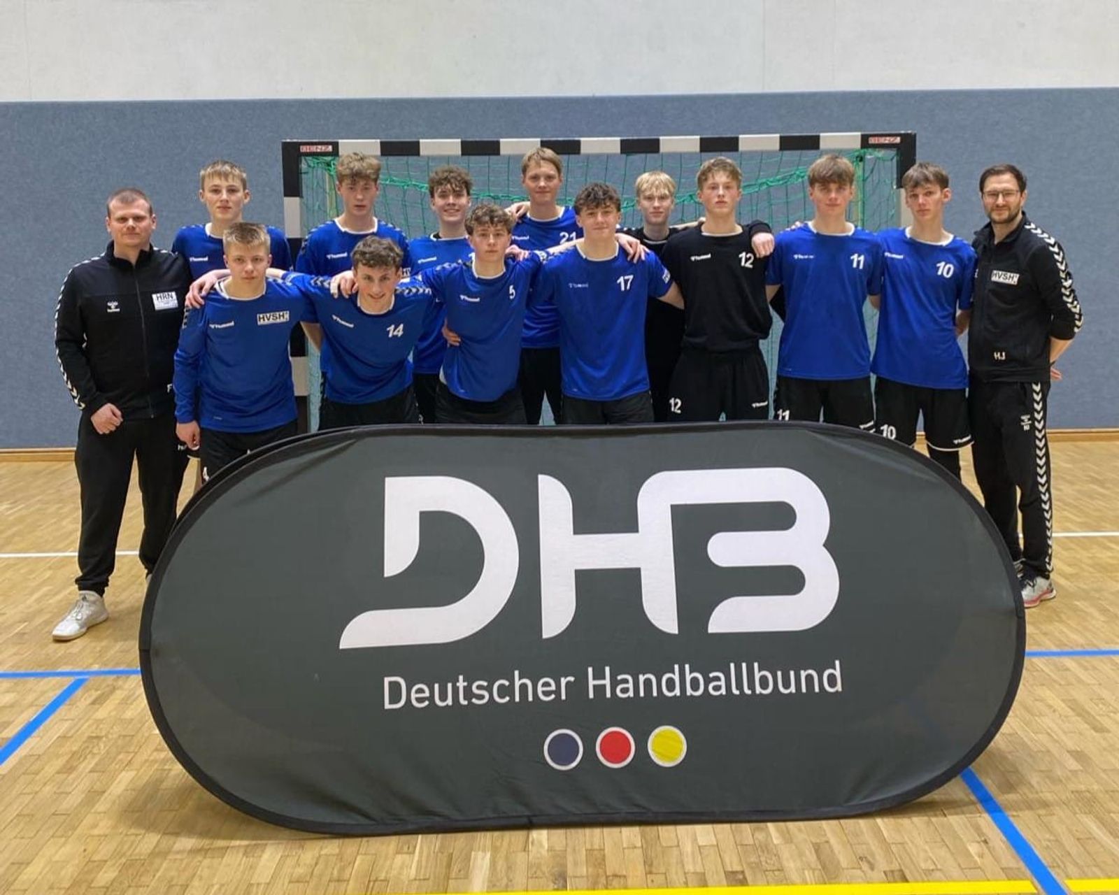 HVSH-Auswahl m08 bei DHB-Sichtung in Kienbaum