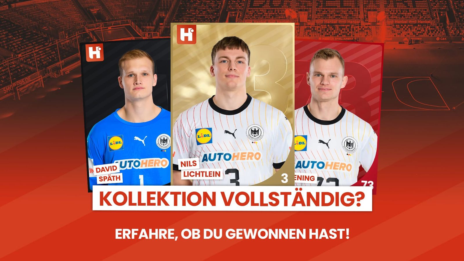 Die insgesamt 49 Gewinner/innen der Sammelaktion "handball.net Allstars" stehen fest!