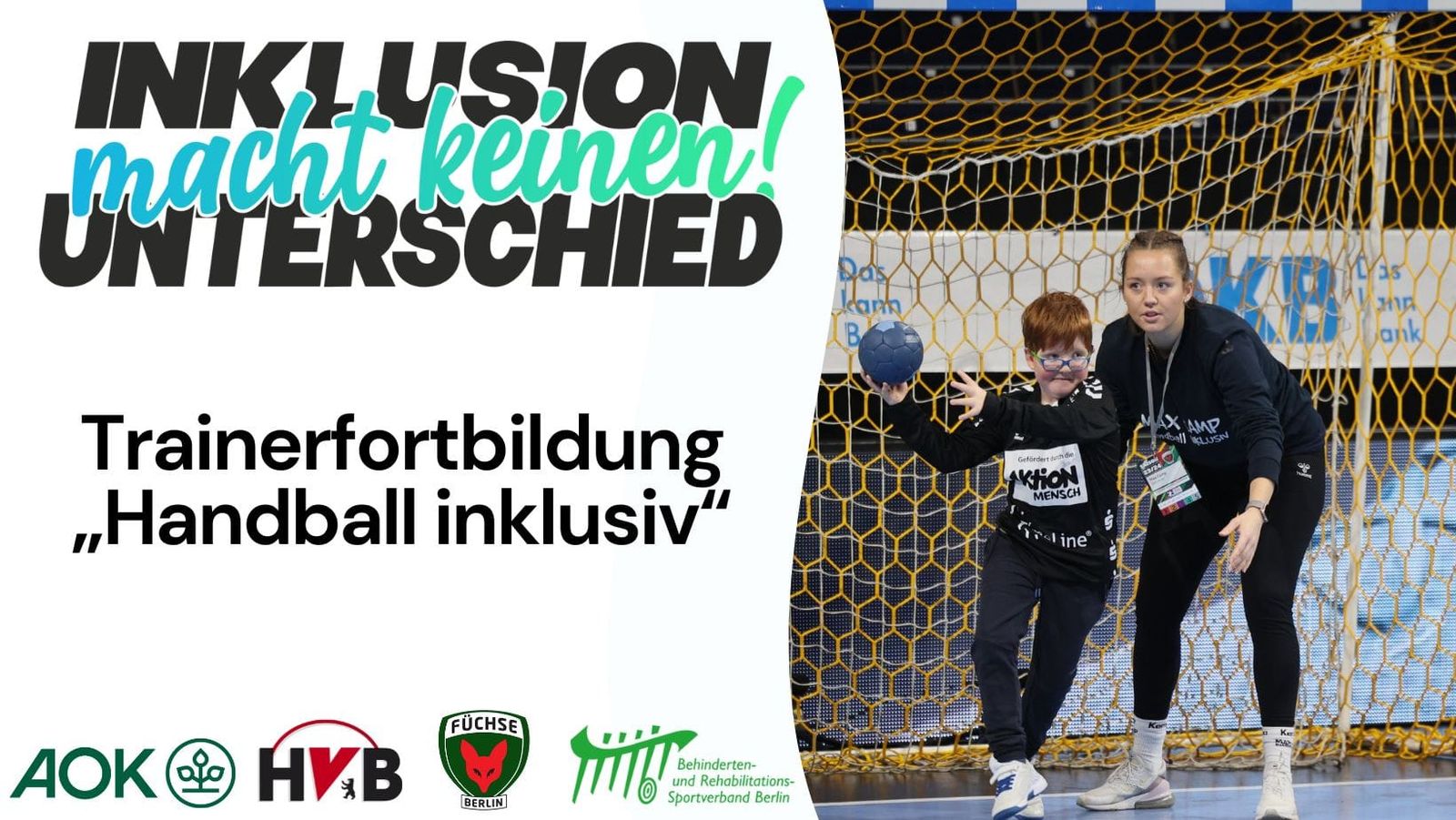 Trainerfortbildung „Handball inklusiv“ in Berlin
