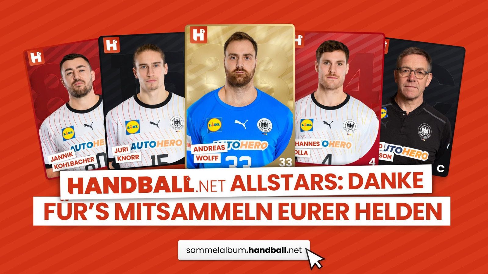 Danke für eure Teilnahme bei handball.net Allstars!