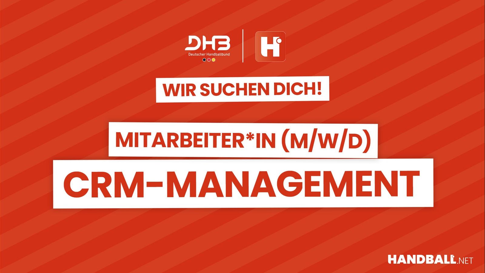 Wir suchen Dich: Mitarbeiter/in CRM-Management (M/W/D)