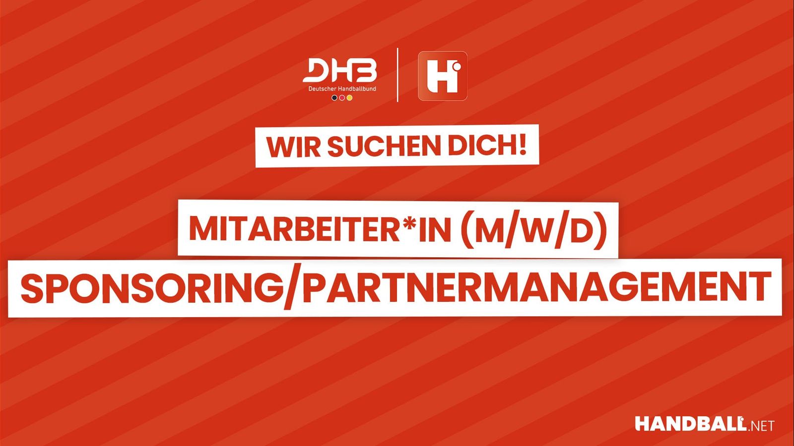 Wir suchen Dich: Mitarbeiter*in Sponsoring/Partnermanagement (m/w/d)