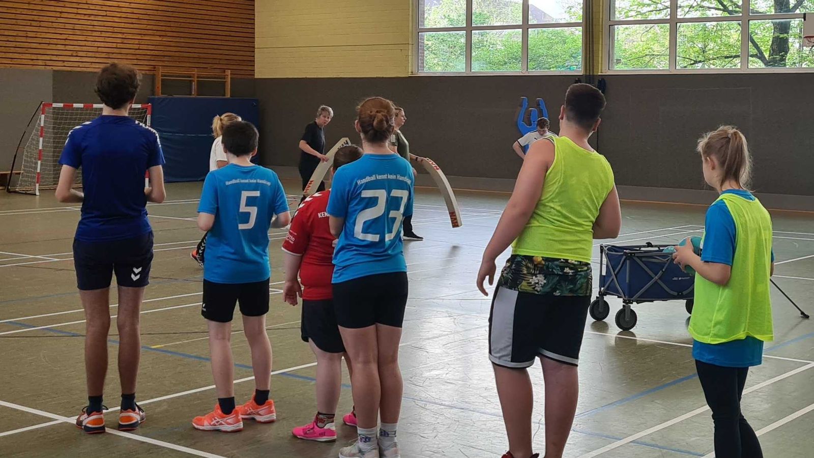 Handball-Trainer kennen kein Handicap