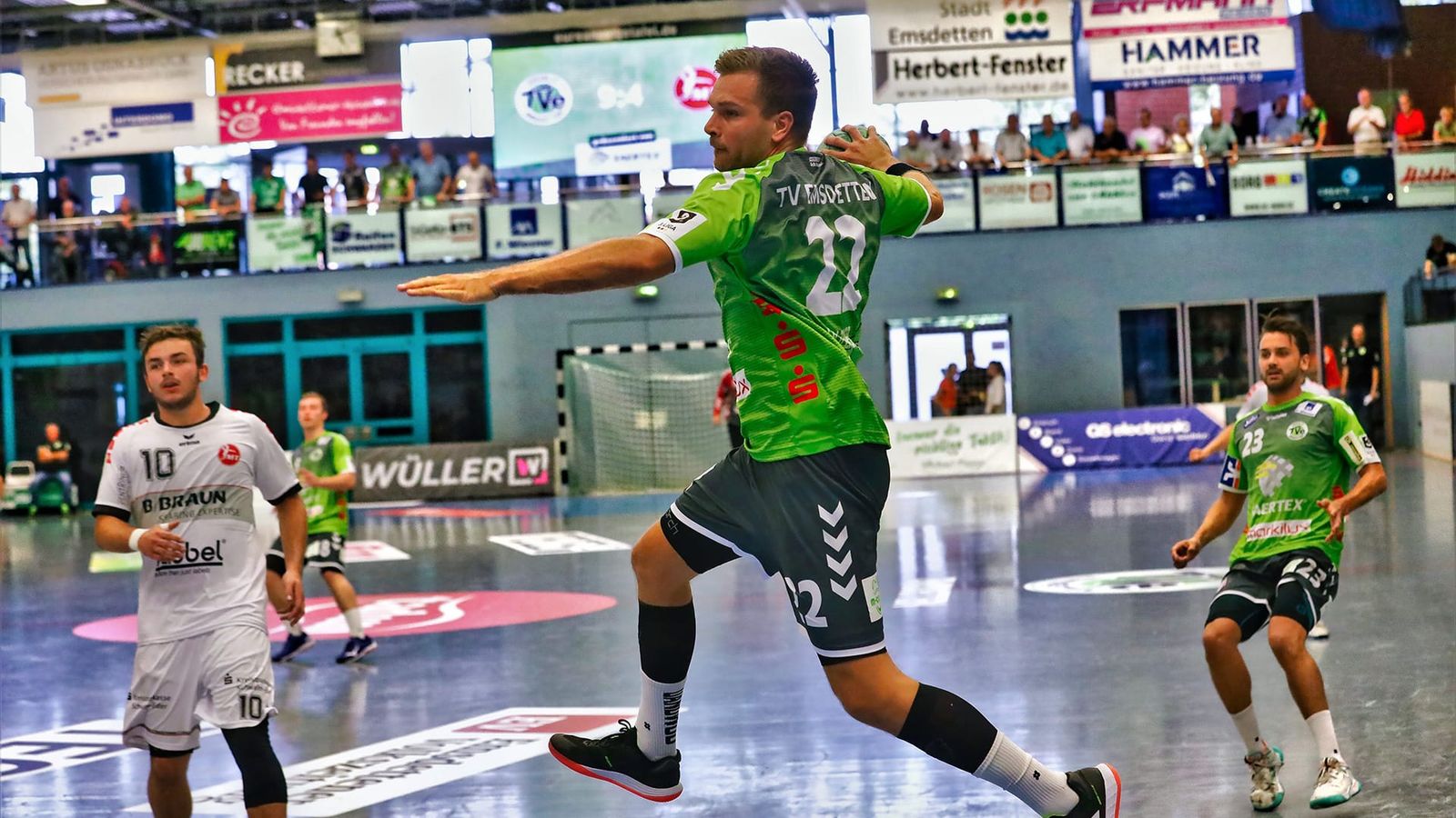 TV Emsdetten fügt HC Eintracht Hildesheim die erste Niederlage zu