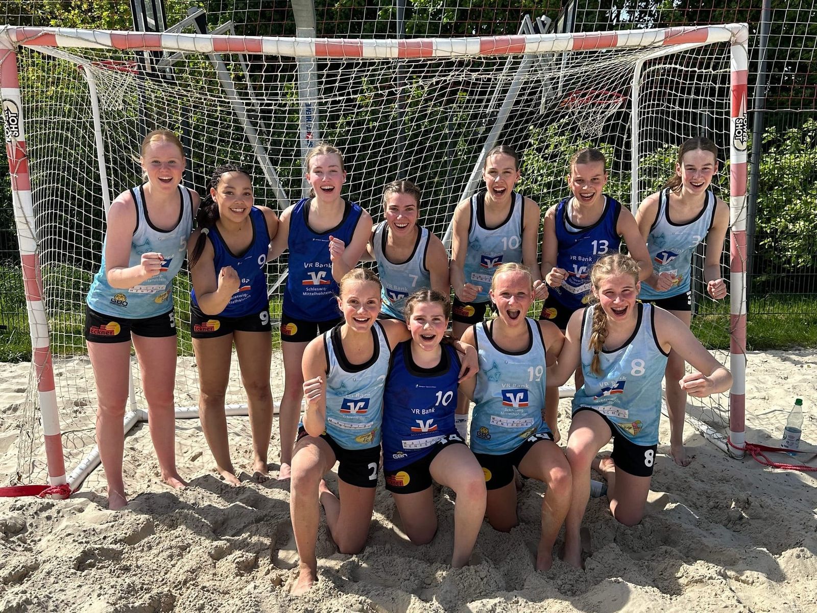 Erstes Beachhandballturnier der HVSH-Auswahl w08/09