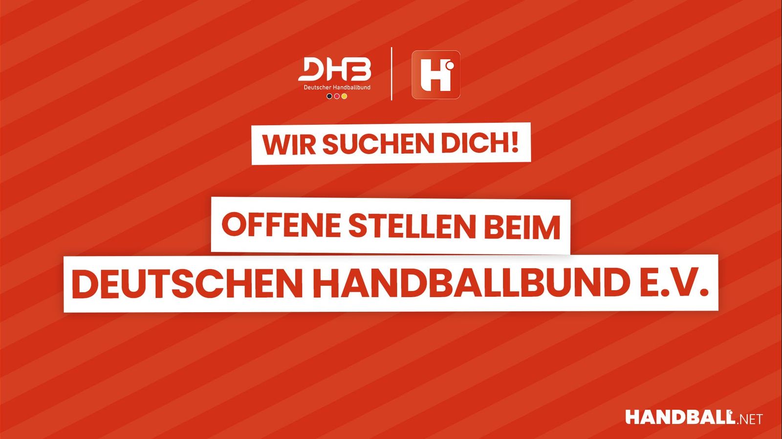 Wir suchen Dich: Offene Stellen beim Deutschen Handballbund e.V.