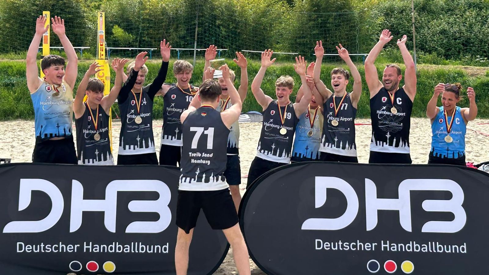 Hamburg jubelt doppelt bei den DHB Beach Championships