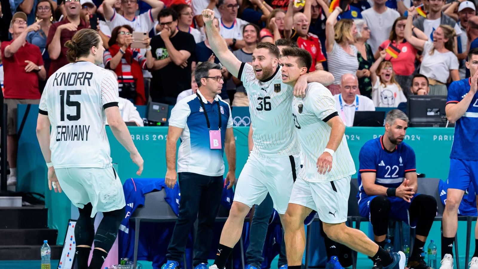 Olympia-Highlights Männer: Deutschland vs. Frankreich - Viertelfinale