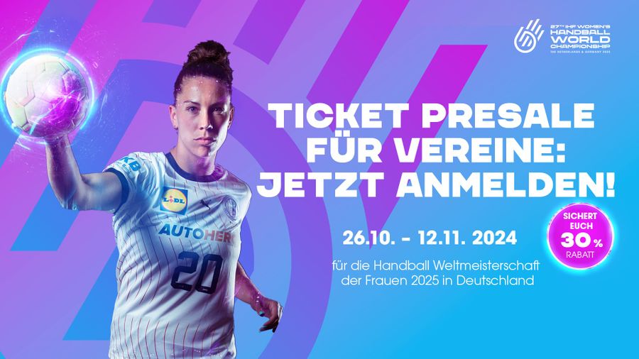 TicketVorverkauf für die FrauenWM 2025 startet!