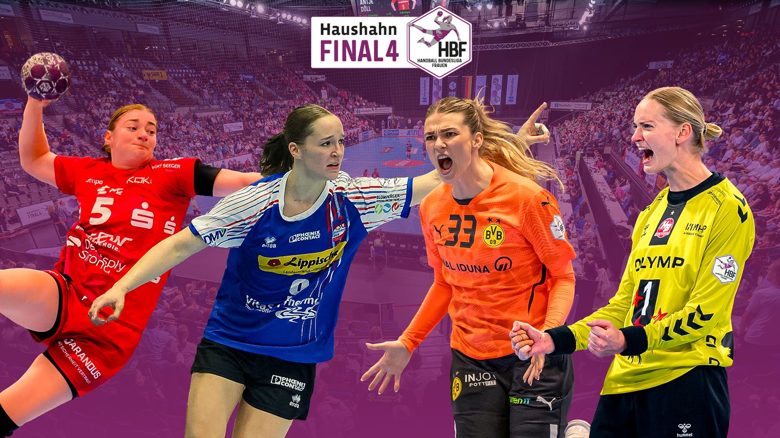 Haushahn Final4: Bensheim, Blomberg, Dortmund und Ludwigsburg kämpfen um den DHB-Pokal